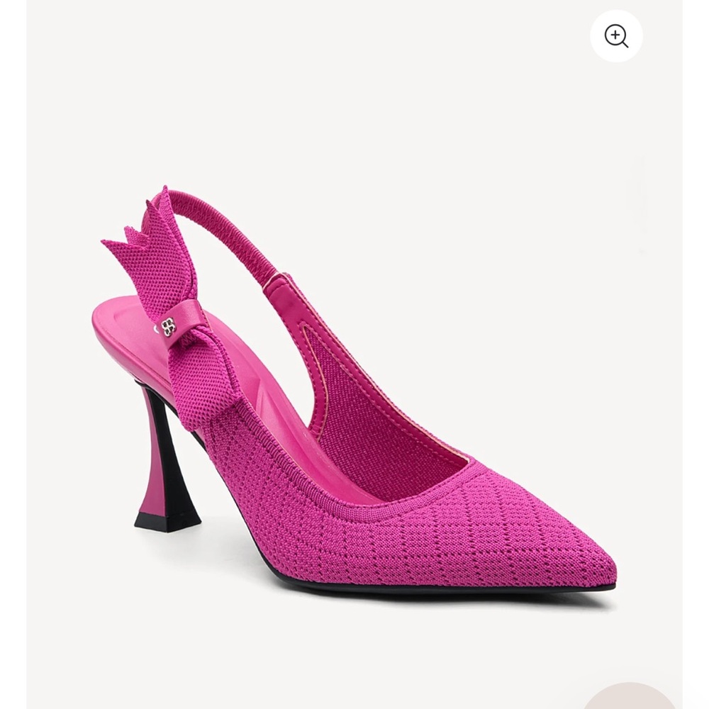 Chic Fuchsia Women's Slingback Heels